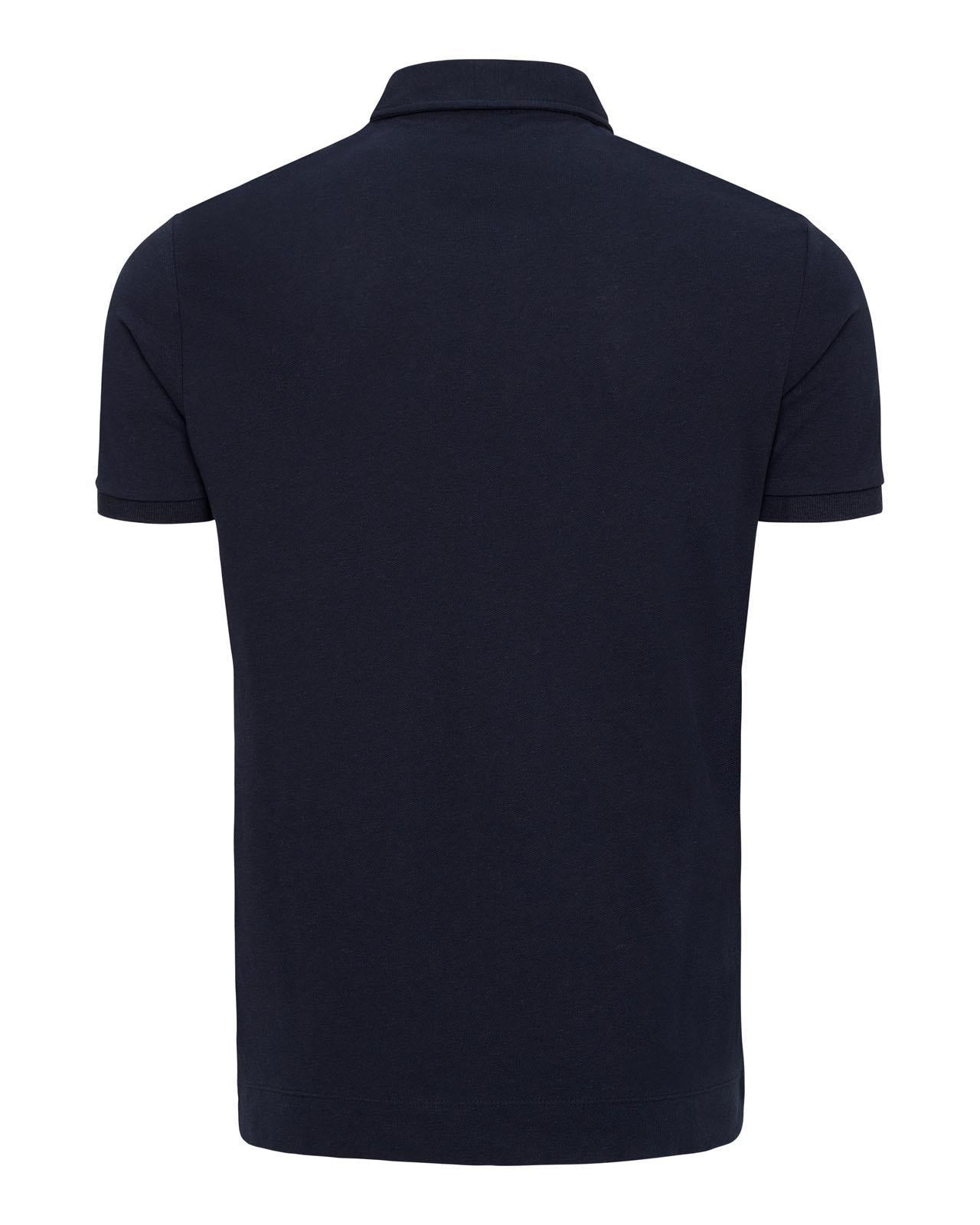 USPA Men's Linen Pique Polo Navy