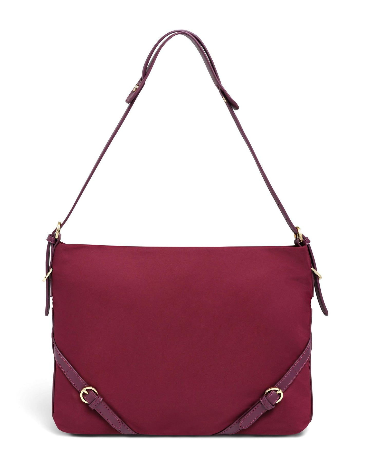 USPA Houston Horizontal Hobo Bag Wine