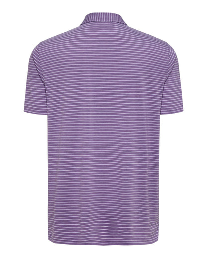 The Polo Club Men's Cloud Striped Polo Purple