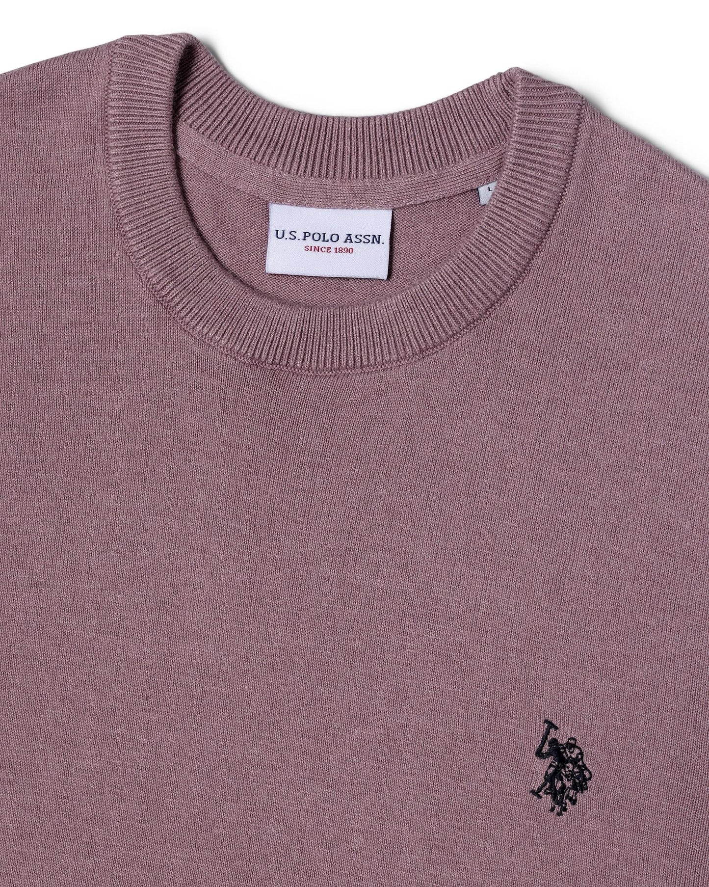USPA Men's Lightweight Crew Neck Vintage Elderberry