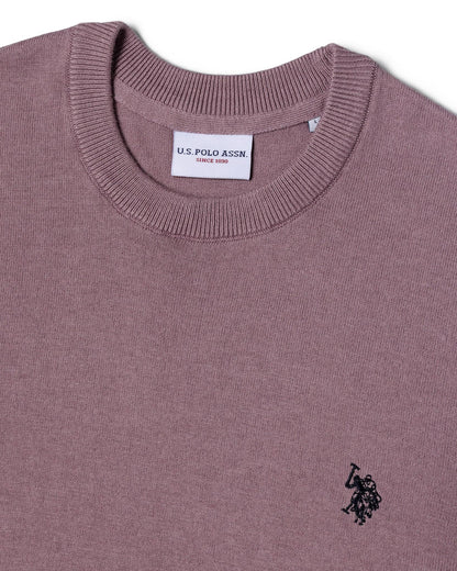 USPA Men's Lightweight Crew Neck Vintage Elderberry