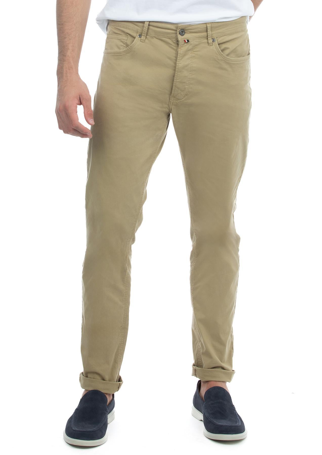 USPA Men&#39;s 5-Pocket Stretch Twill Overdyed Pant Khaki
