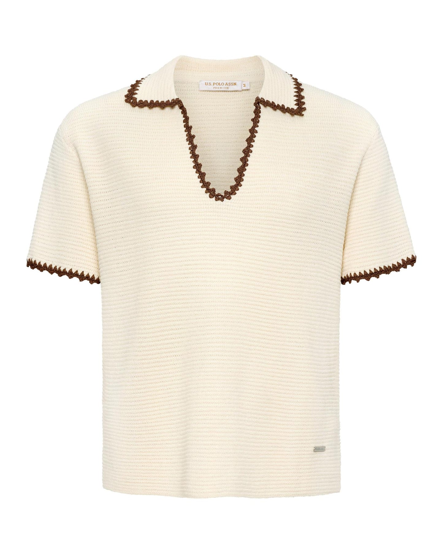 USPA Women's Dafne Sweater Polo Ivory