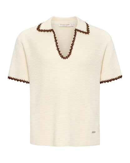 USPA Women's Dafne Sweater Polo Ivory
