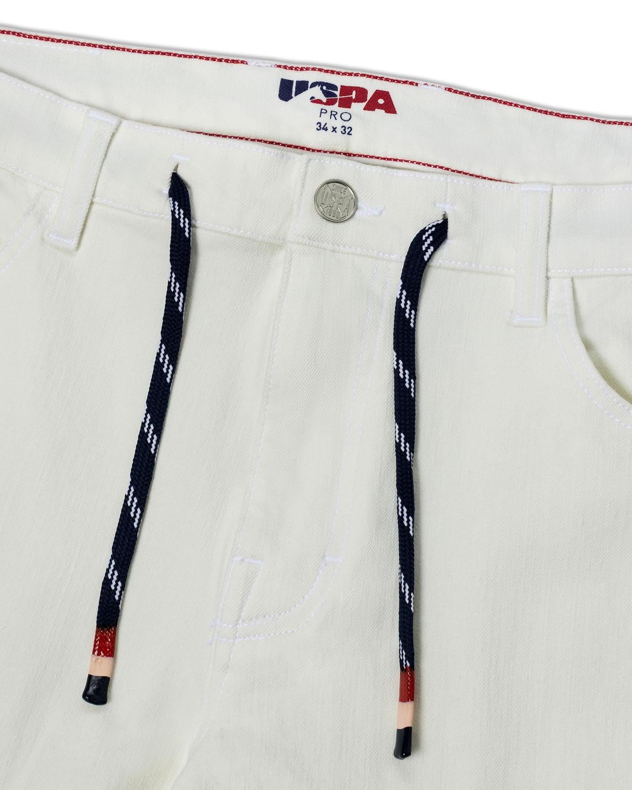 USPA Pro Men's Whites Drawcord