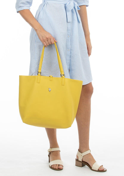 USPA Malibu Reversible Large Tote Bag Lemon