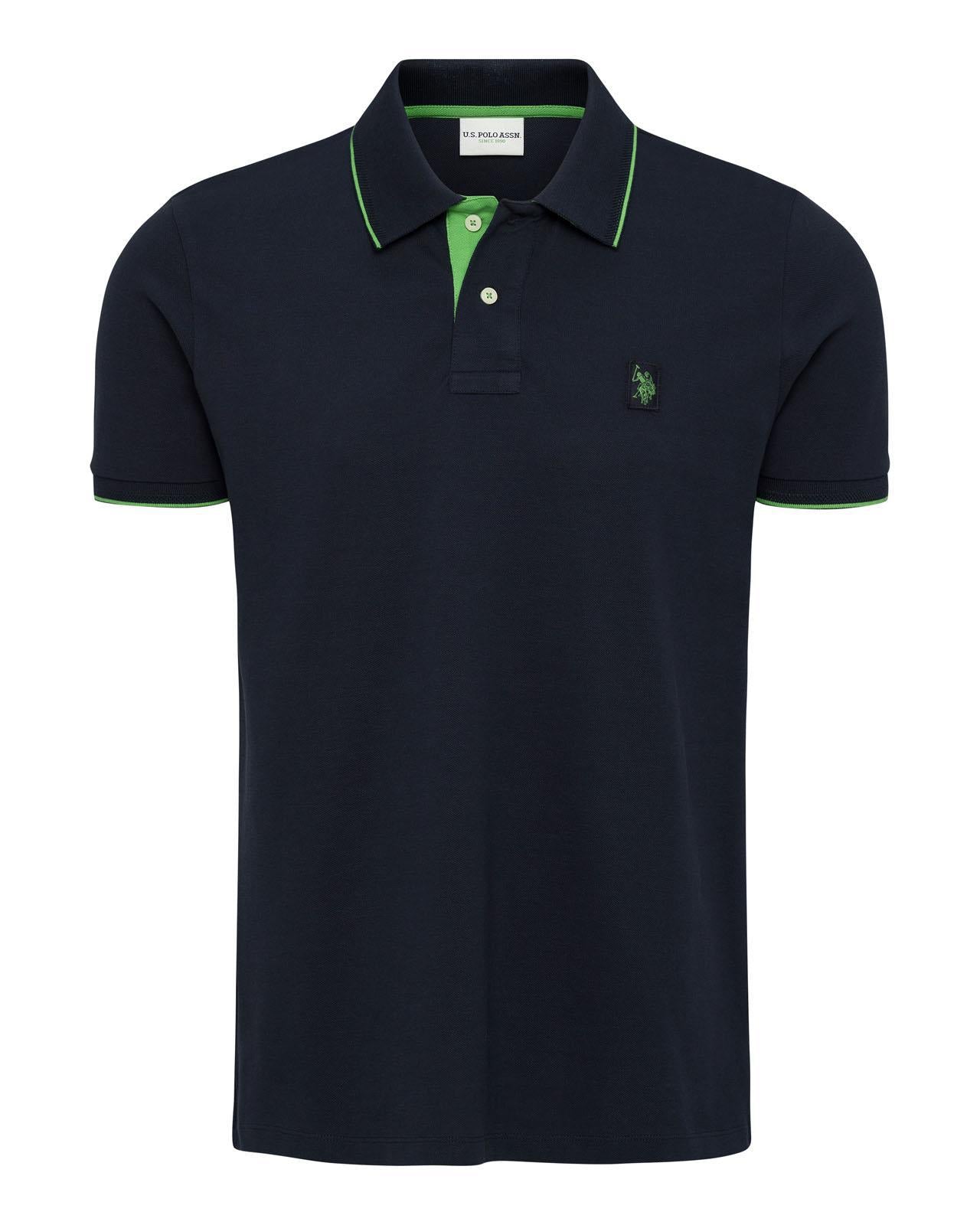 USPA Men's SS Life Polo Navy