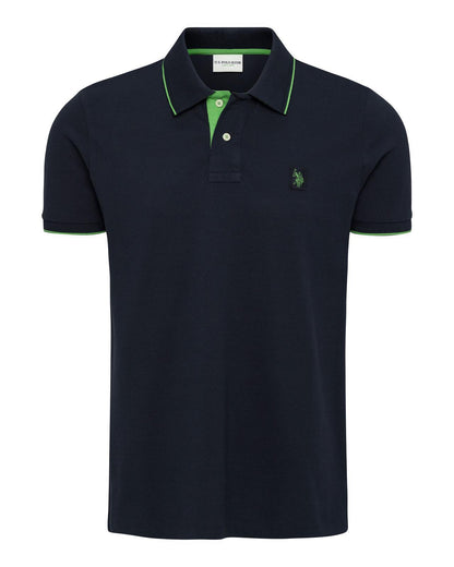 USPA Men's SS Life Polo Navy