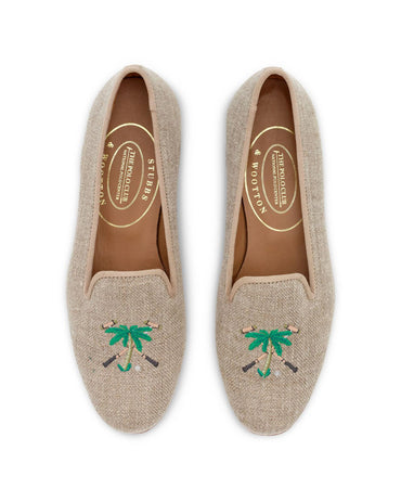 Women's The Polo Club X Stubbs & Wootton Linen in Natural
