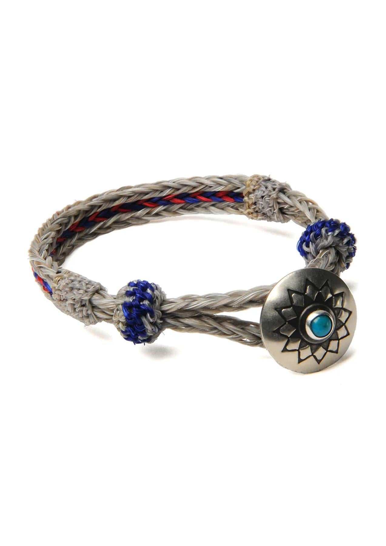 USPA Chamula Concho Bracelet Blue