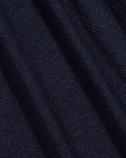 USPA Men's Johnny Collar Linen Polo Navy