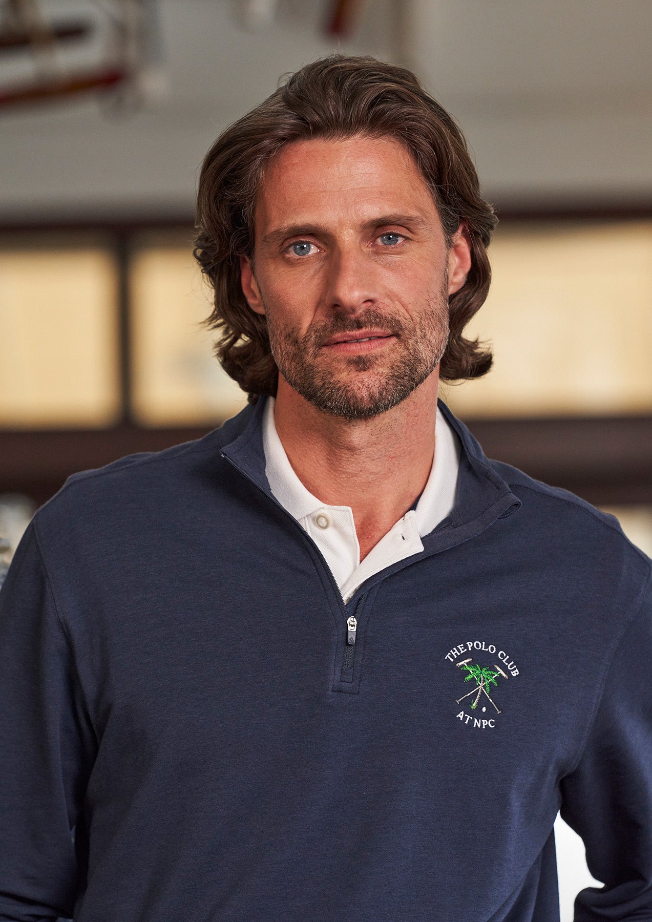 Men's Quarter Zip Pullover Navy