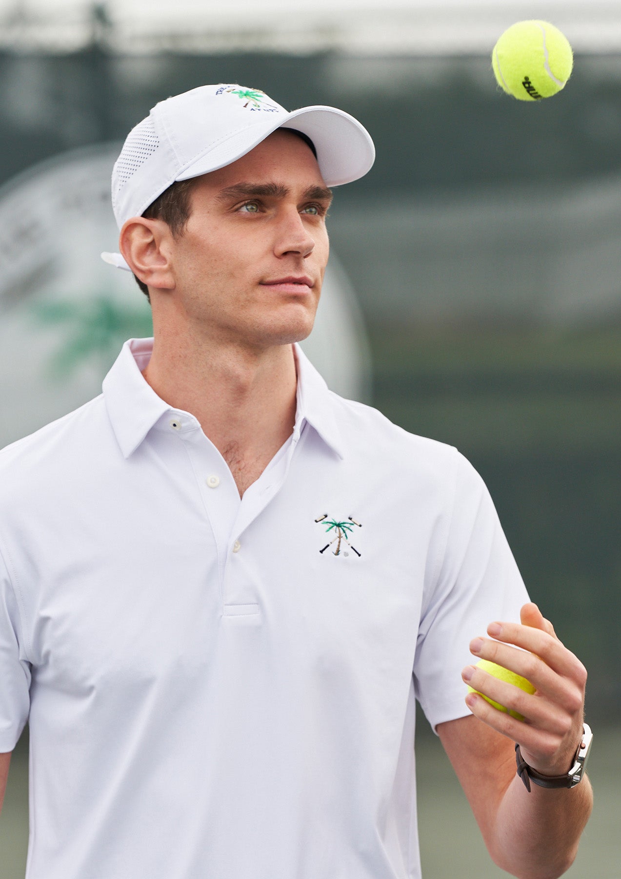 Men's Micropoly Performance Polo White