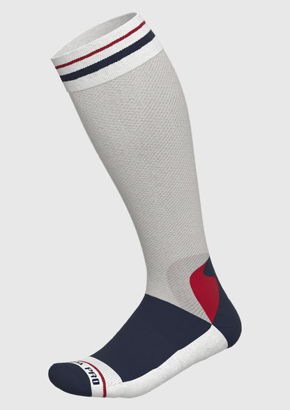 USPA Pro Performance over-the calf sock - White