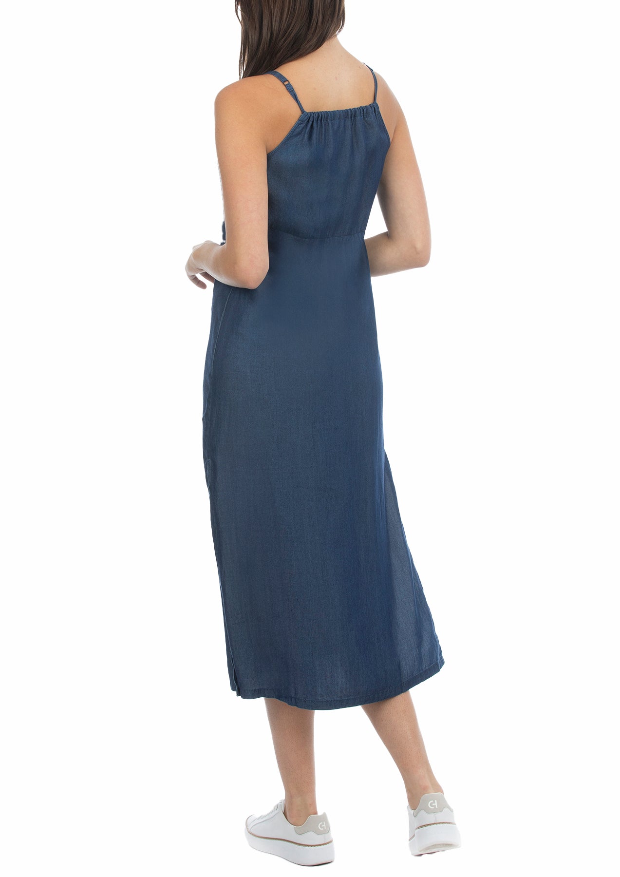 USPA Women&#39;s Tencel Tank Dress Denim