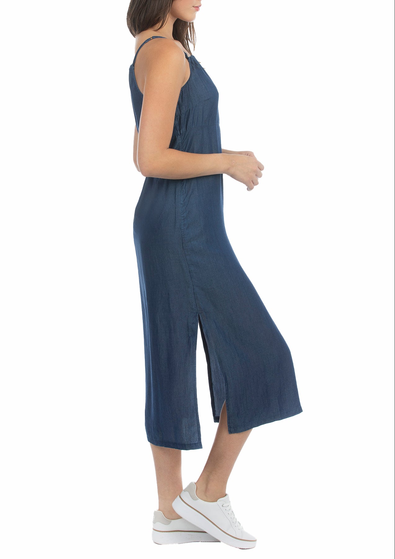 USPA Women&#39;s Tencel Tank Dress Denim