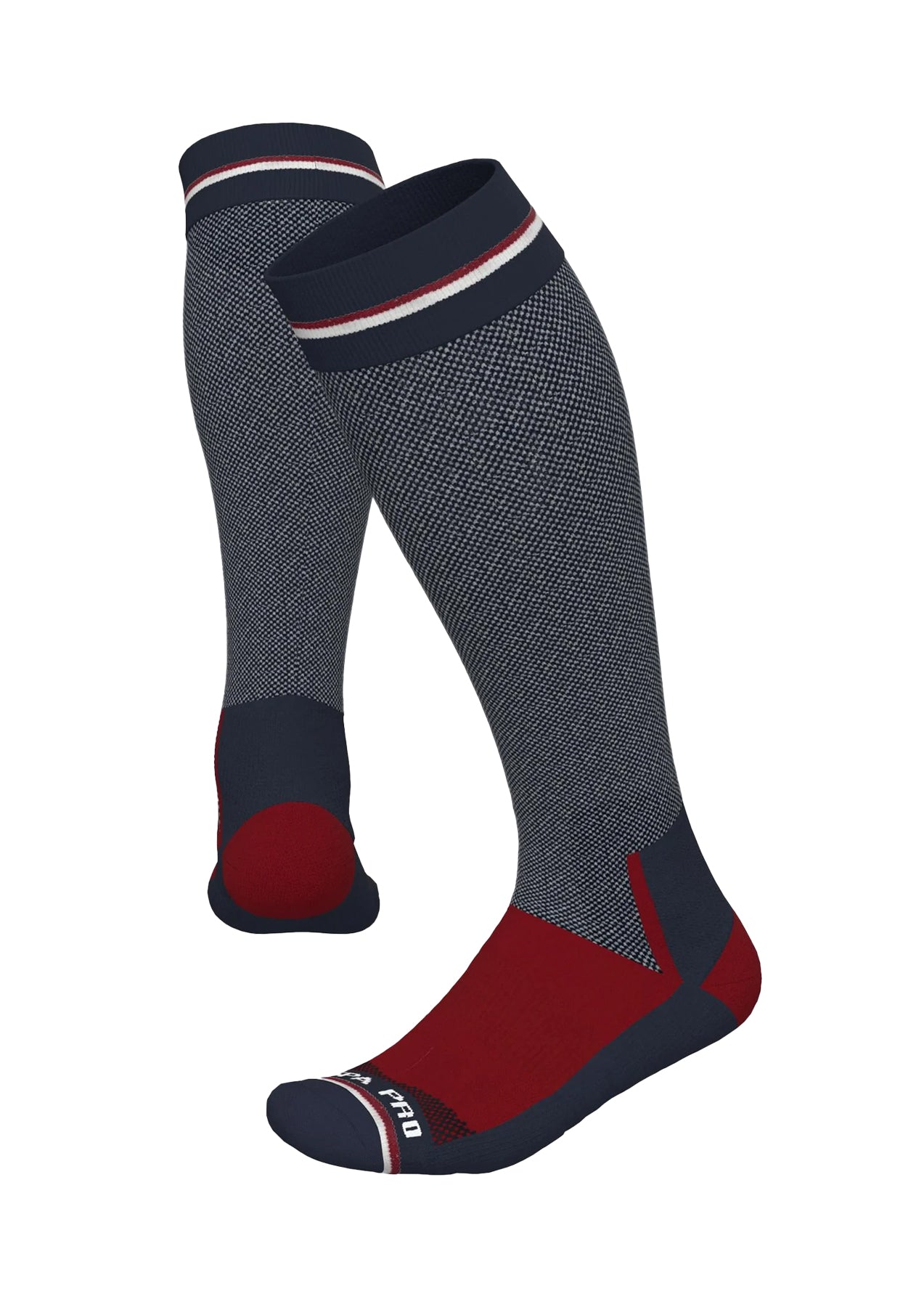 USPA Pro Performance over-the calf sock - Navy