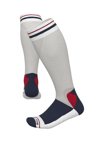 USPA Pro Performance over-the calf sock - White