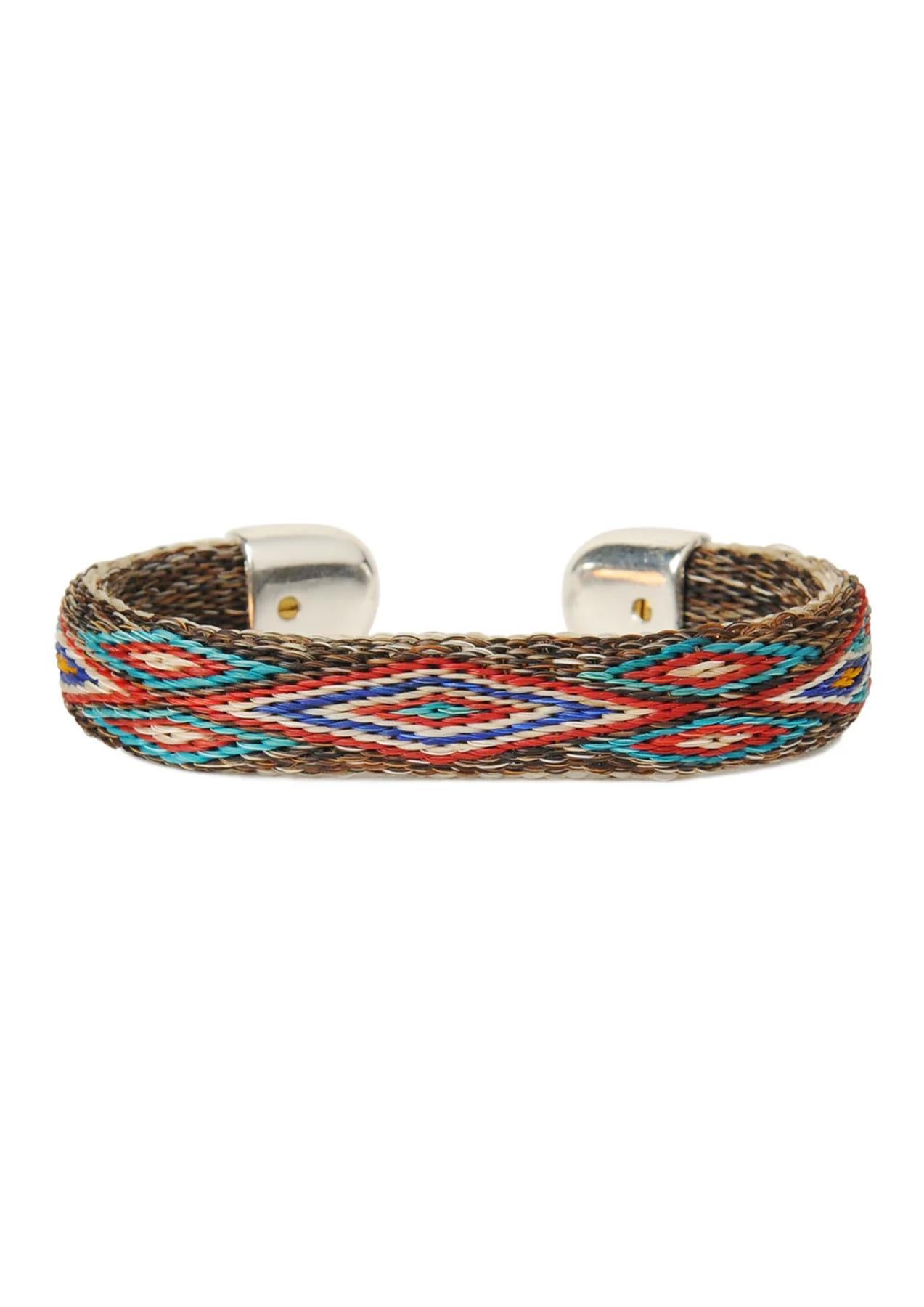 USPA Chamula 7" Bendable Bracelet Brown/Multi