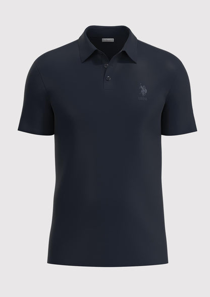 USPA Sport Men's Technical Stretch Polo Navy