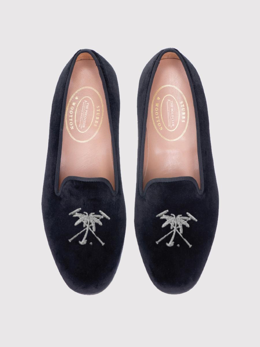 Men's The Polo Club X Stubbs & Wootton Velvet in Black