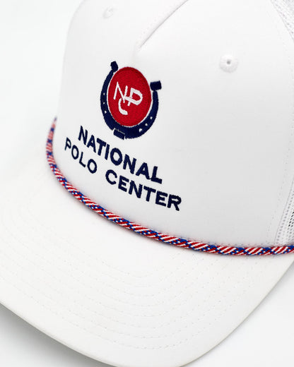 NPC 5-Panel Cap White