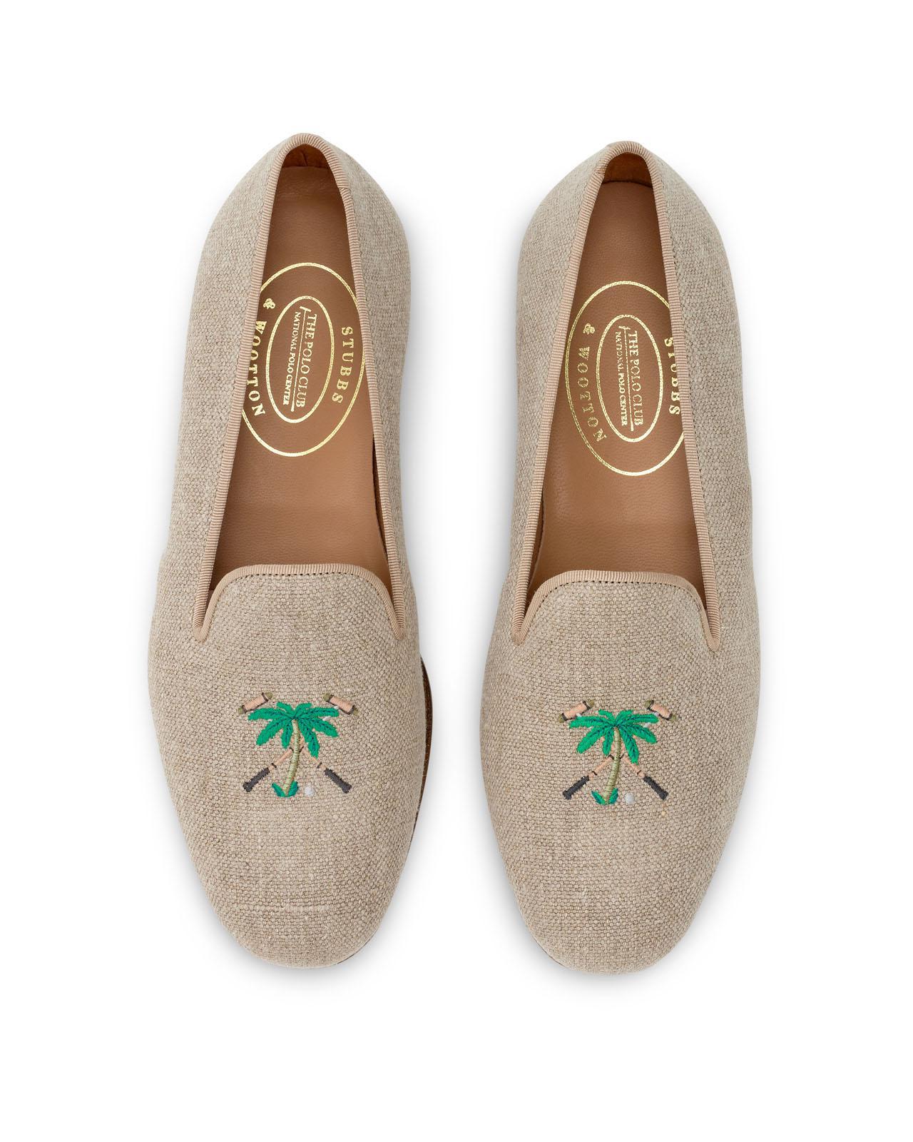 Men's The Polo Club X Stubbs & Wootton Linen in Natural