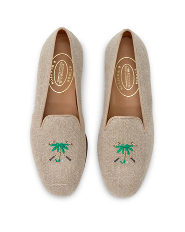 Men's The Polo Club X Stubbs & Wootton Linen in Natural