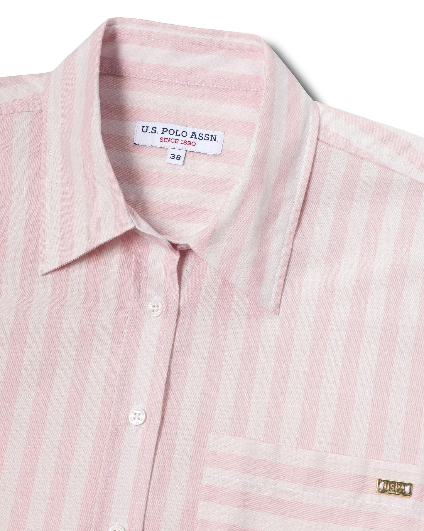 USPA Women's Cafra Shirt Pink