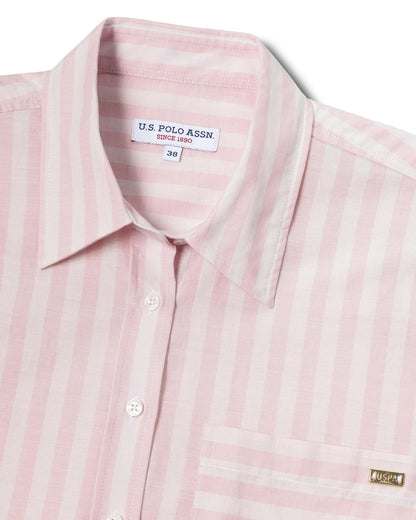 USPA Women's Cafra Shirt Pink