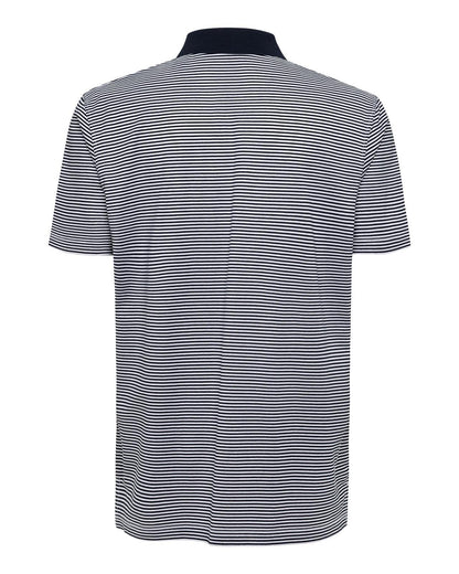 The Polo Club Men's Fine Mercerized Cotton Polo in Navy/White