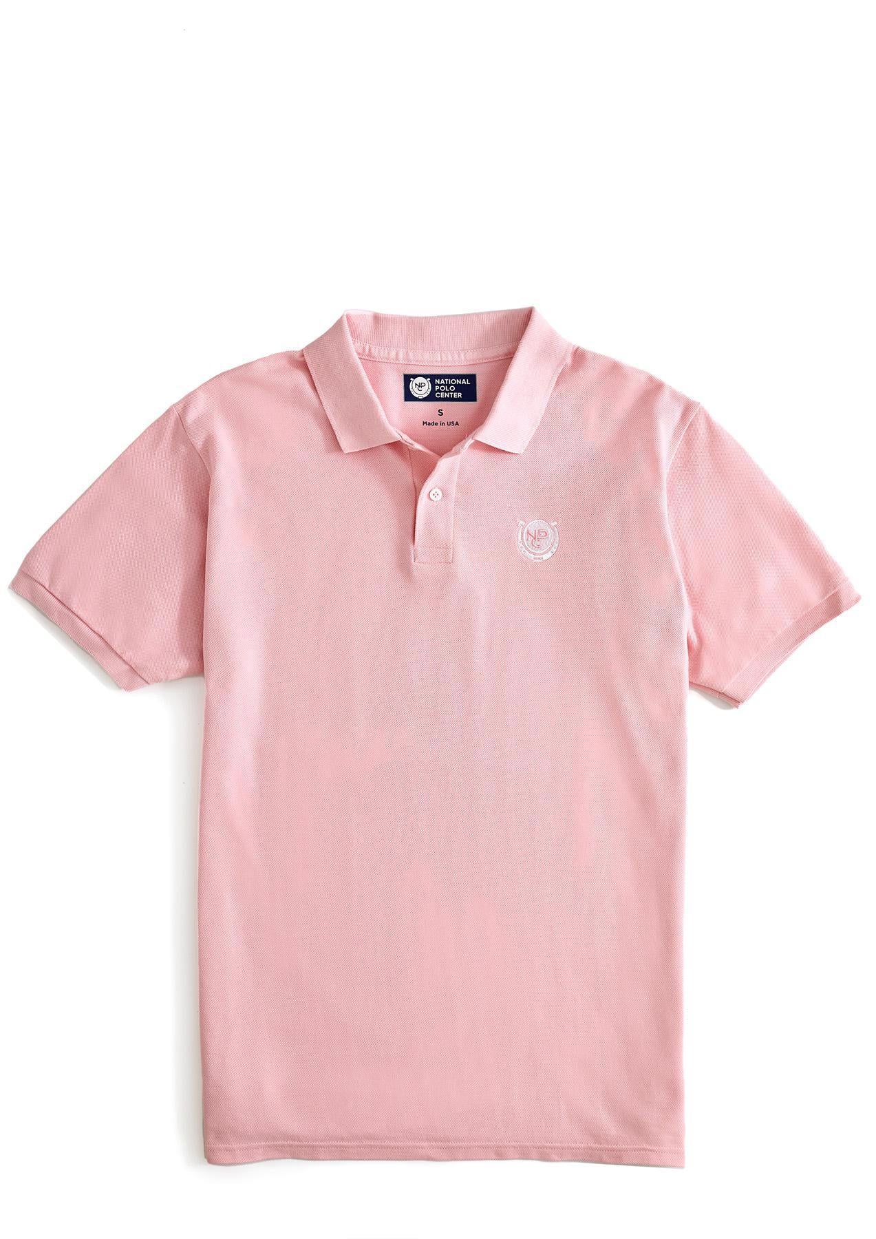 NPC Men's Pique Polo Pink