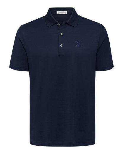 The Polo Club Men's Fine Mercerized Cotton Polo in Navy