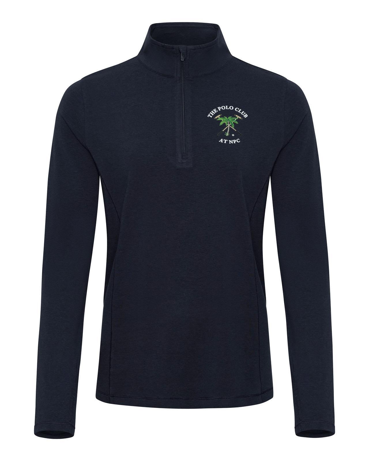 The Polo Club Women's Quarter Zip Pullover Navy