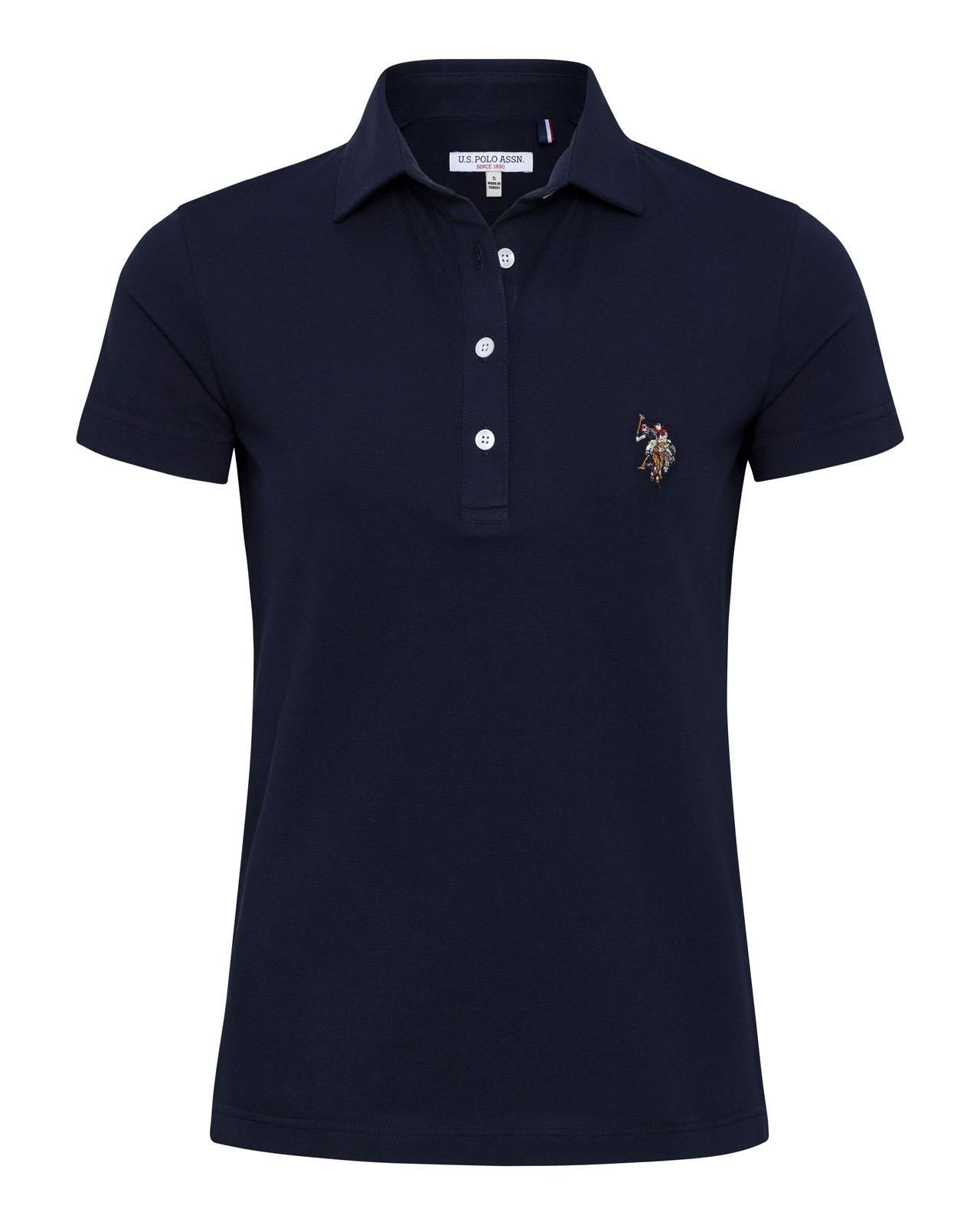 USPA Women's Pique Polo Navy