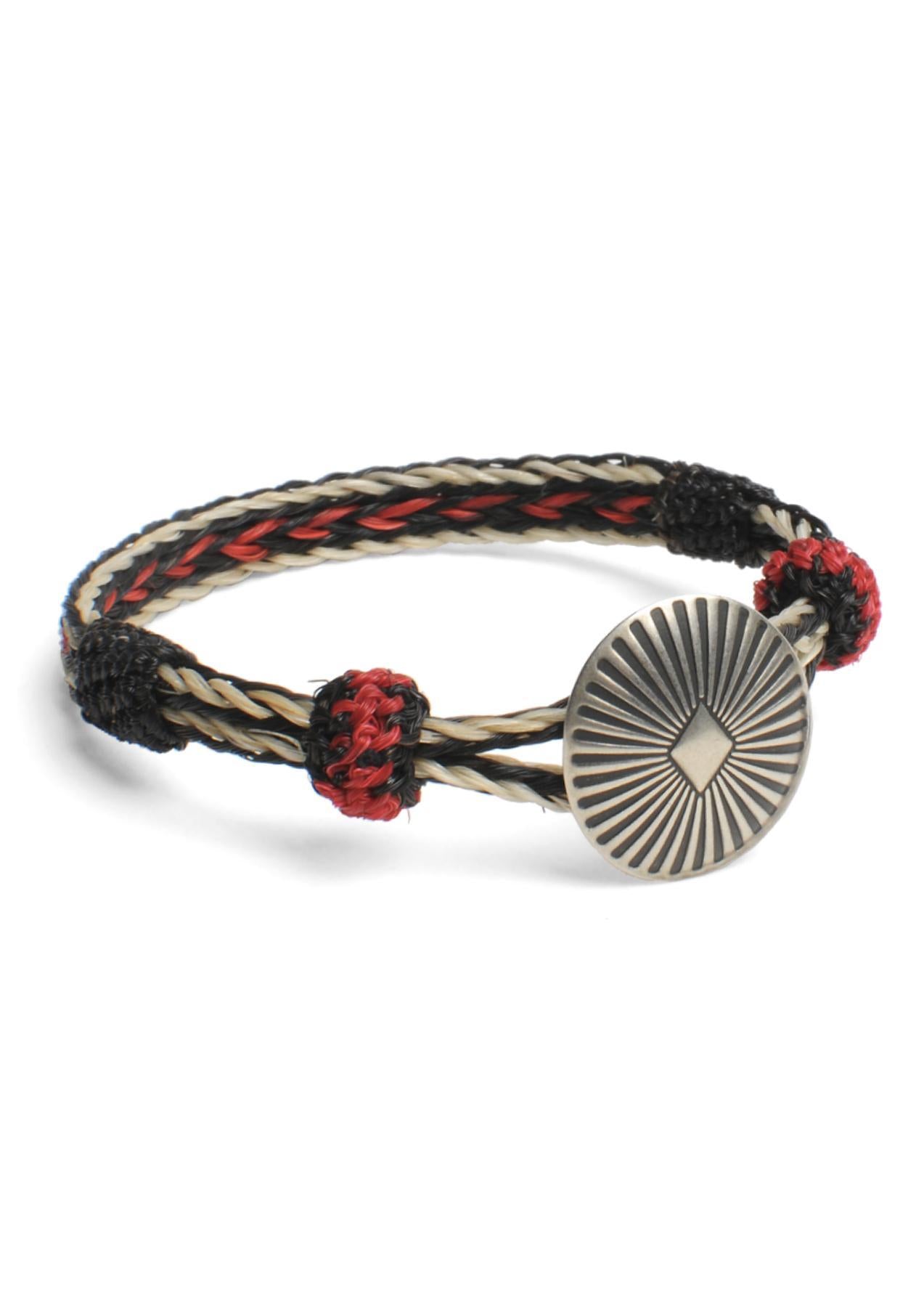 USPA Chamula Concho Bracelet Red
