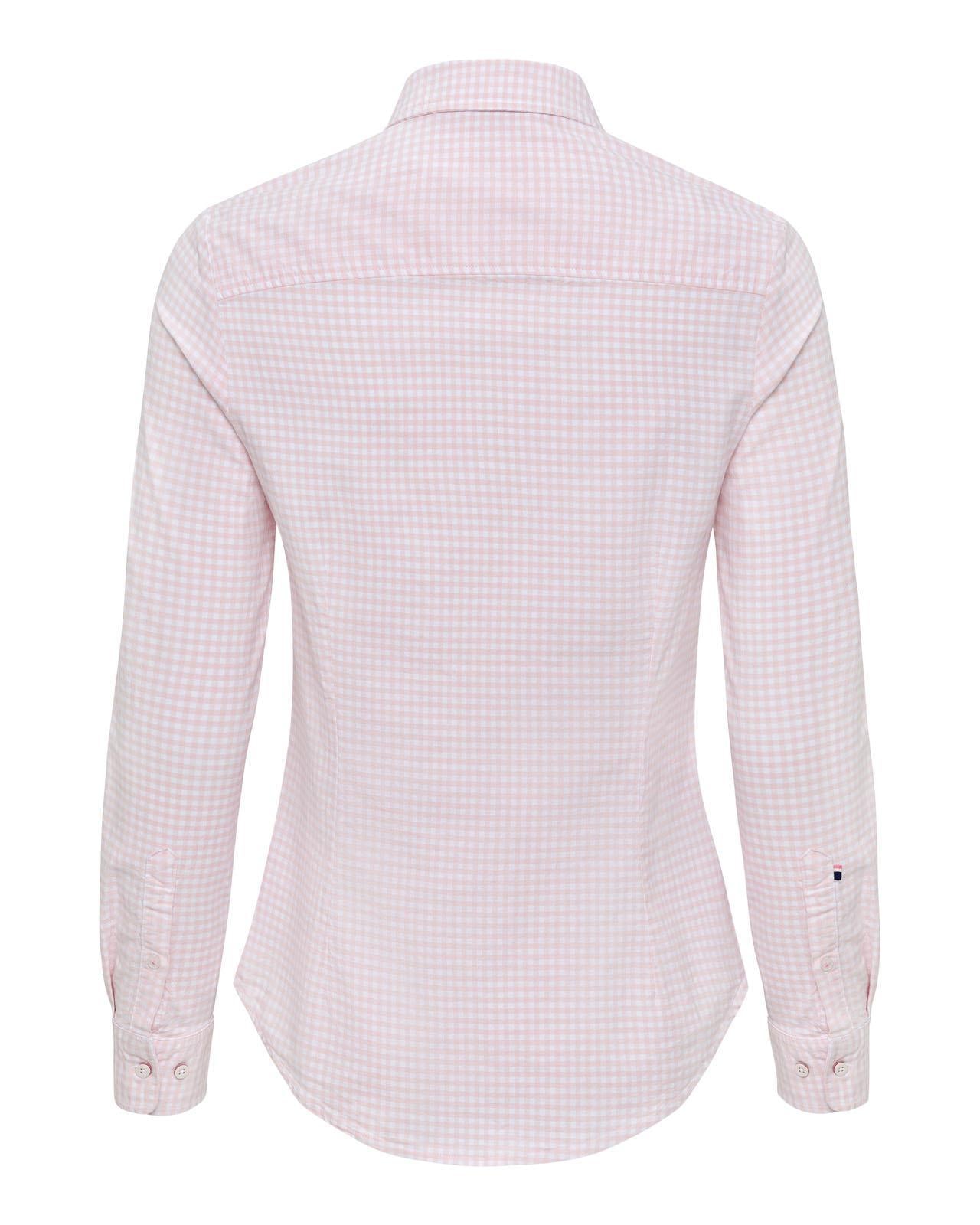 USPA Women's Gingham Classic Fit Shirt Crystal Rose