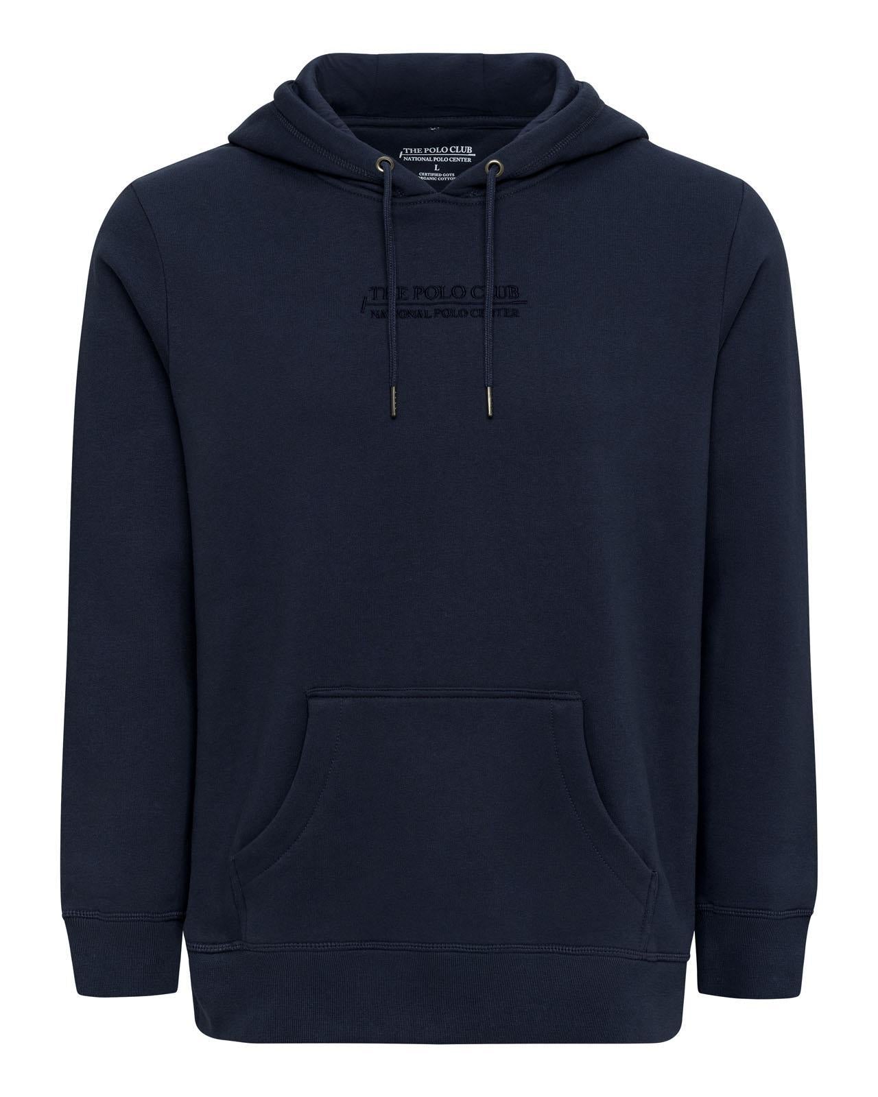 The Polo Club Unisex Organic Brushed Hoodie Ocean Navy – USPA Shop