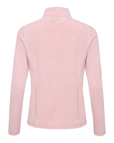 The Polo Club Women's Quarter Zip Pink Grapefruit