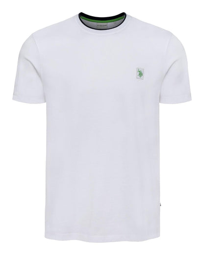 USPA Men's SS Life T-shirt White