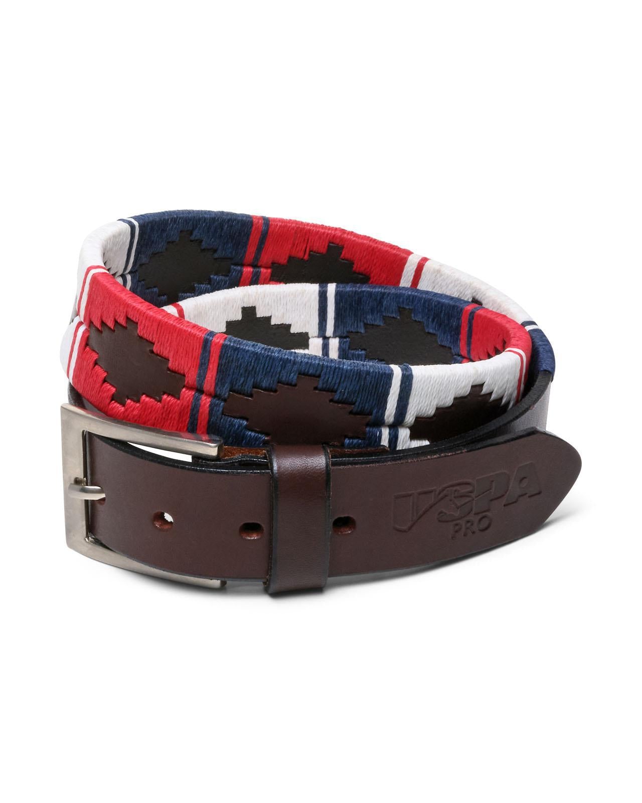 USPA Pro Gaucho Belt Brown