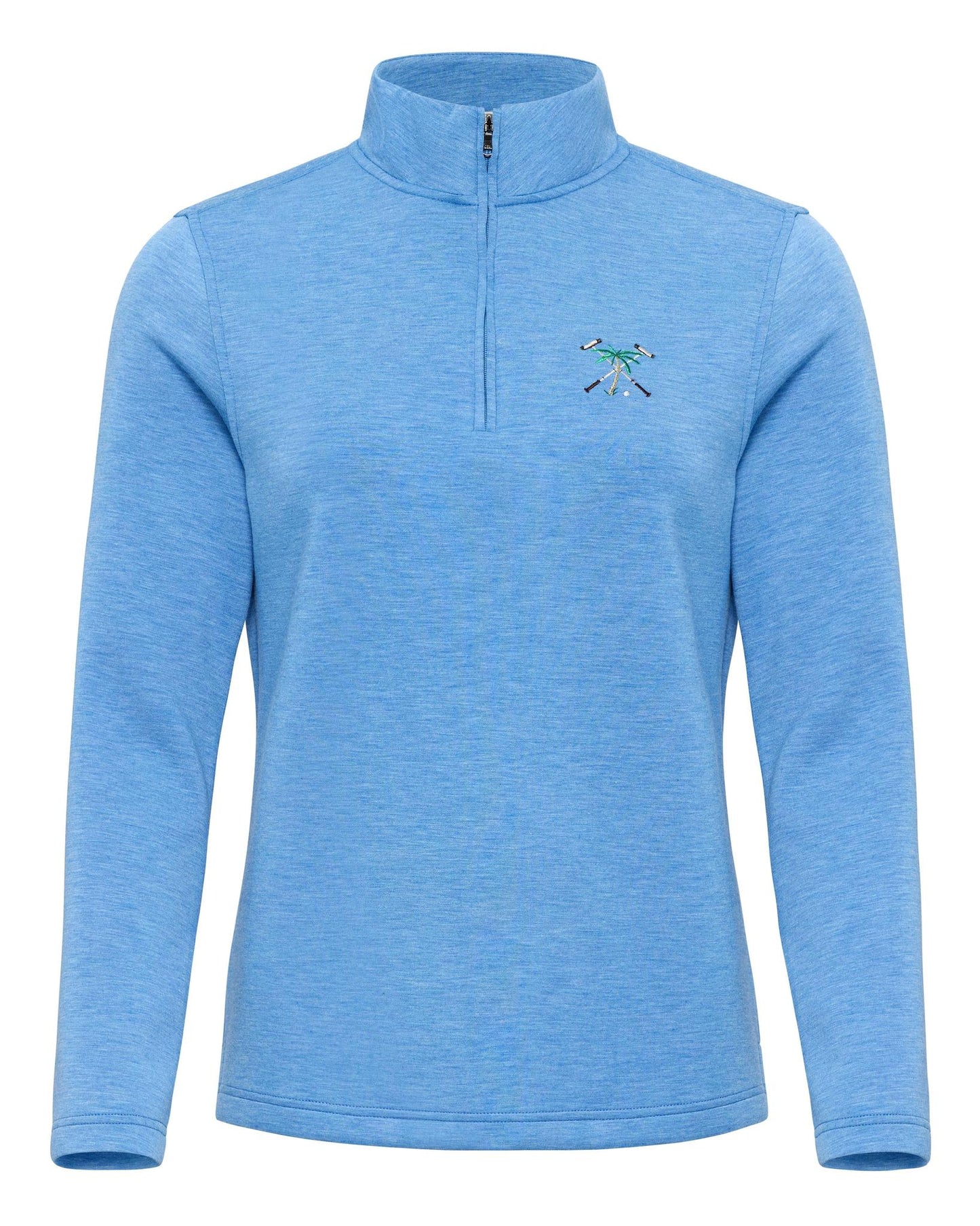 The Polo Club Women's Ultra Soft 1/4 Zip Nautical Blue