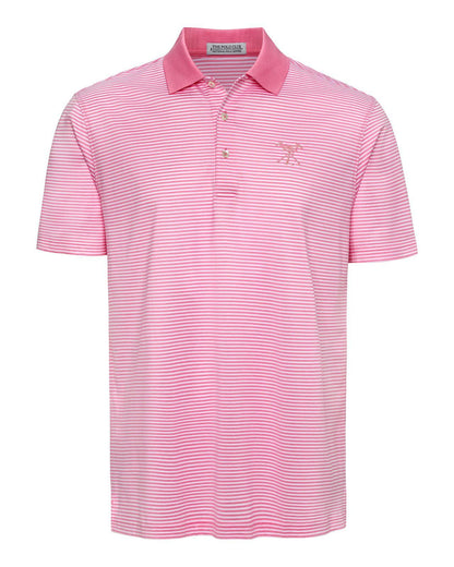 The Polo Club Men's Fine Mercerized Cotton Polo in Peppermint/White