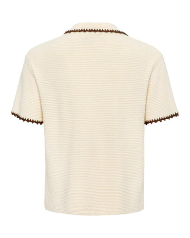 USPA Women's Dafne Sweater Polo Ivory