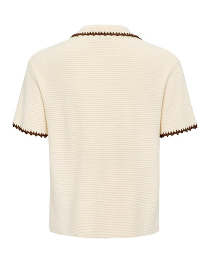 USPA Women's Dafne Sweater Polo Ivory