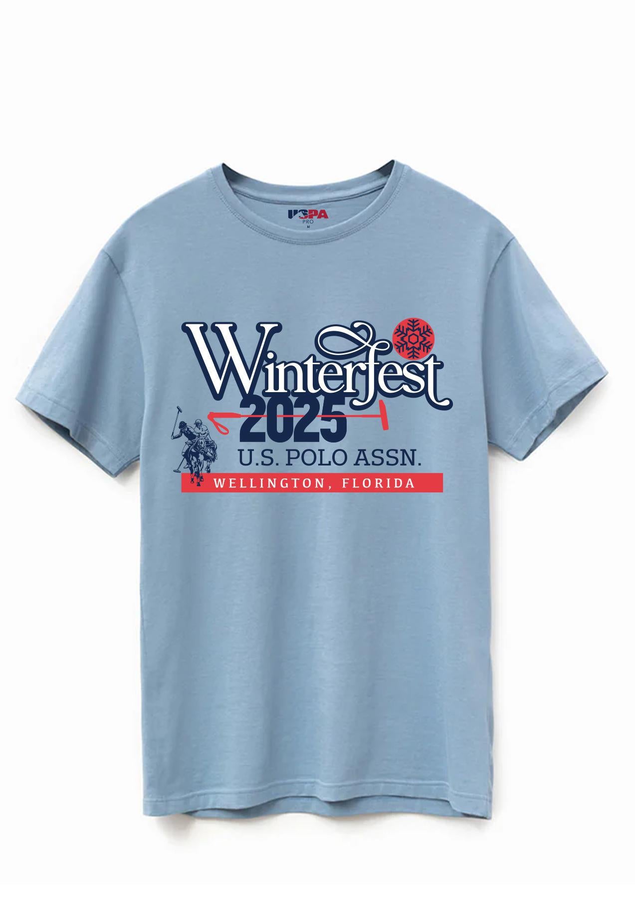 USPA x 2025 Winterfest Tee Light Blue