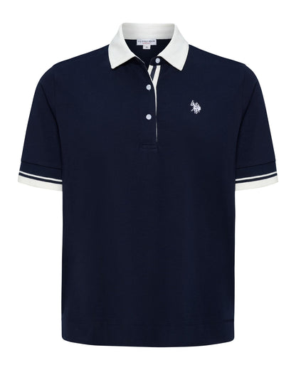 USPA Women's Zada SS Polo Navy