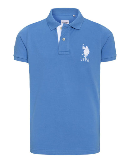 USPA Boys Player 3 Polo Shirt Campanula
