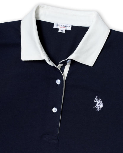 USPA Women's Zada SS Polo Navy