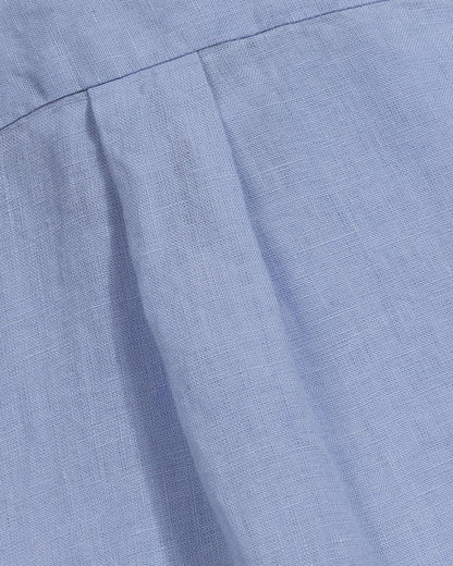 The Polo Club Men's Linen Woven Shirt Blue